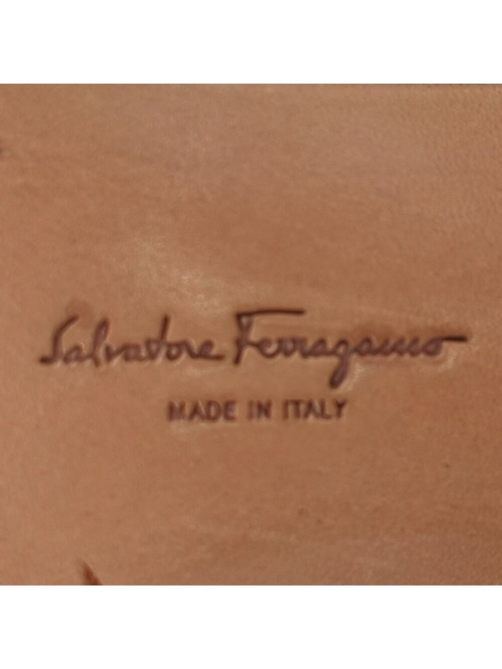 Vintage Salvatore Ferragamo Womens 8.5B Black Leather Dress Heels Shoes Italy - Picture 6 of 12